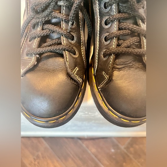 DR. MARTENS MEN'S 9352 BLACK GRUNGE COMBAT BOOTS - Picture 5 of 15